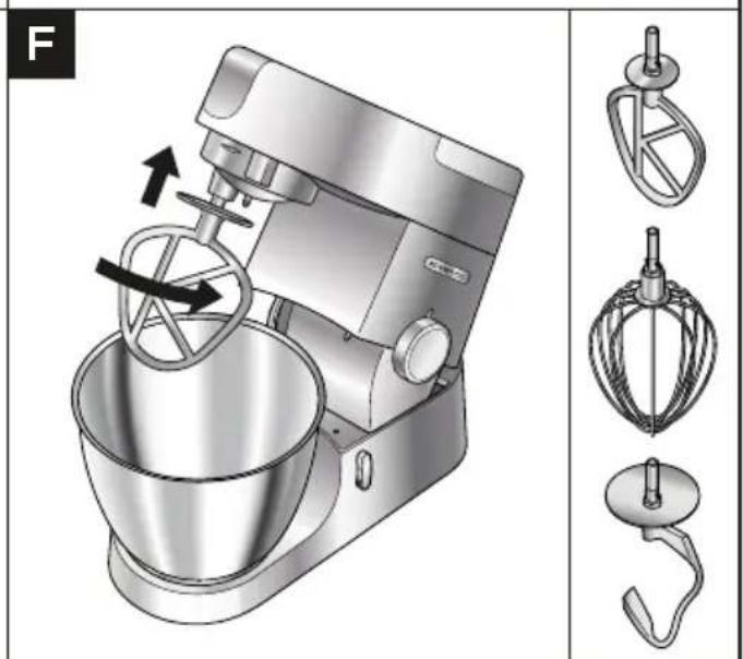 KENWOOD Chef XL KVL4100W - Diagrams de uso e instrucciones de uso - 4