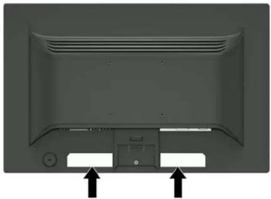 HP Business VH22 - Emplacement du numero de série et de refERENCE du produit - 2