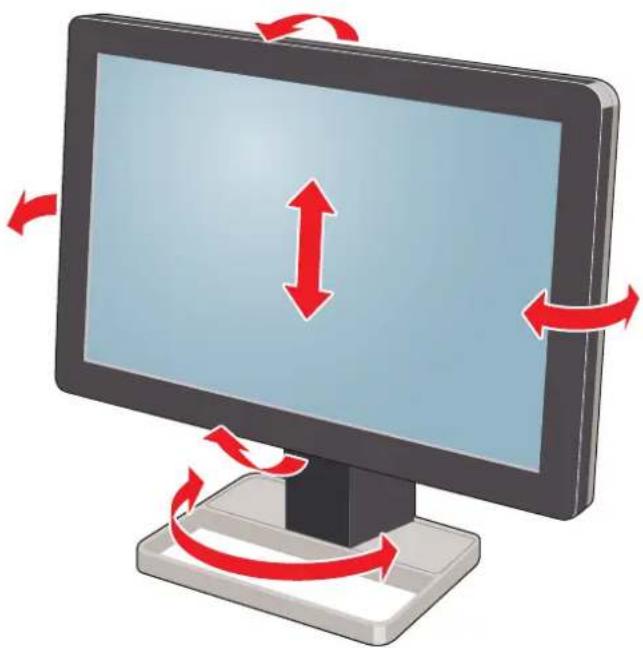 Pourreglerlapositiondel'écran 1