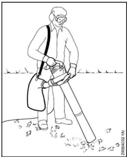 STIHL BGE 81 - Utilizar el dispositivo de aspiración - 1