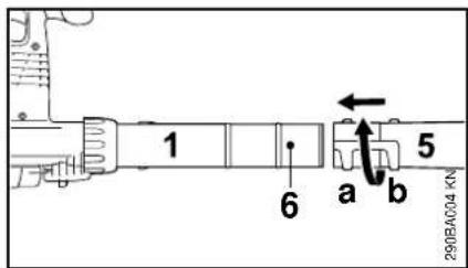 STIHL BGE 81 - Mounting the Nozzle - 1