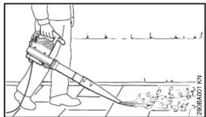 STIHL SHE 81 - Användning av blasaggregat - 1