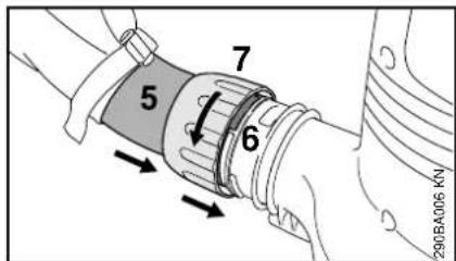 STIHL SHE 81 - Mounting the Elbow - 2