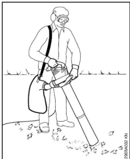 STIHL SHE 81 - Korzystanie z urzadzeniazasysajacego - 1