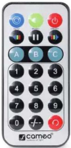 Cameo Flat Star LED PAR - IR REMOTE CONTROL - 1