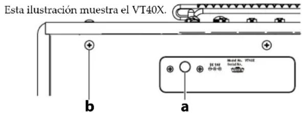 VOX VT40X - Panel posterior - 1