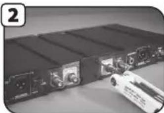 LINE 6 XDV75 - Montage en Rack et antennes - deux récepteurs - 2