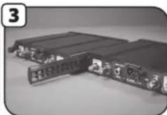 LINE 6 XDV75 - Montage en Rack et antennes - deux récepteurs - 3