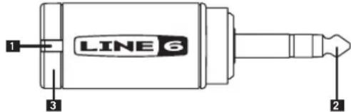 LINE 6 Relay G10 - Description de l'émetteur Relay G10TII - 1