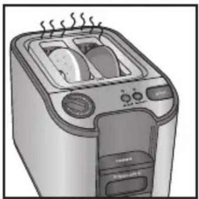 KRUPS Precision KH7003 - Para tostar el Bagel de la parte interior y calentar de la parte exterior, use el botón Bagel. - 4