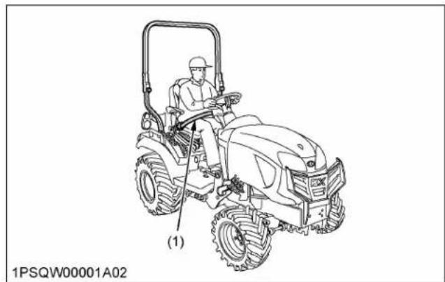 KUBOTA BX23S - AVERTISSEMENT - 1