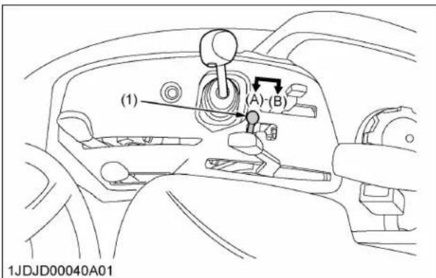 KUBOTA BX23S - AVERTISSEMENT - 1