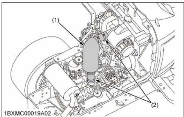 KUBOTA BX23S - AVERTISSEMENT - 1