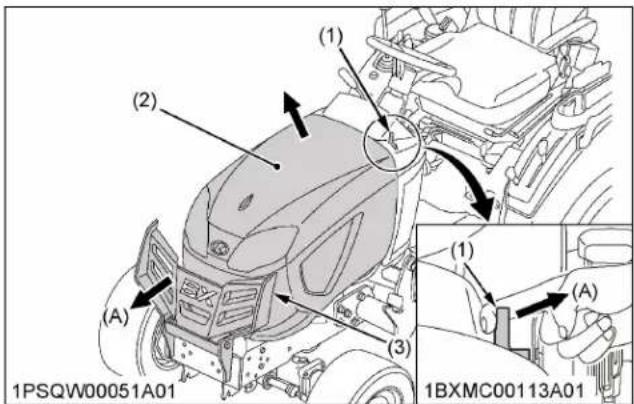 KUBOTA BX23S - AVERTISSEMENT - 1