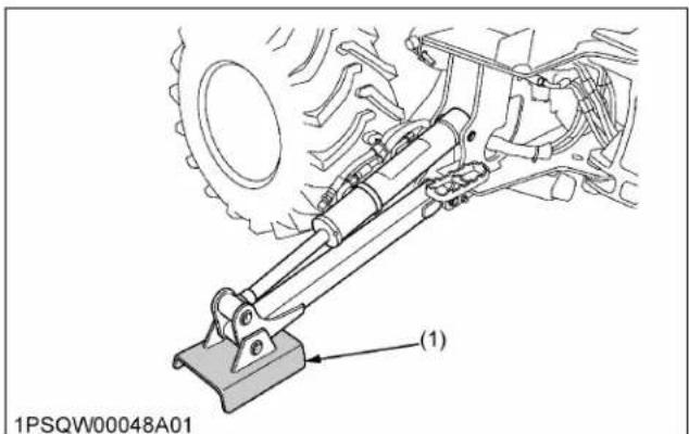KUBOTA BX23S - Pieds du stabilisateur (standard) - 1