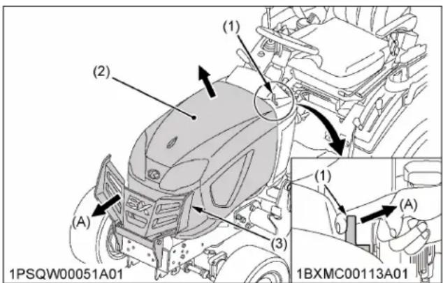 KUBOTA BX23S - AVERTISSEMENT - 1