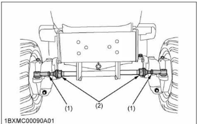 KUBOTA BX23S - Réglage du pincement - 1