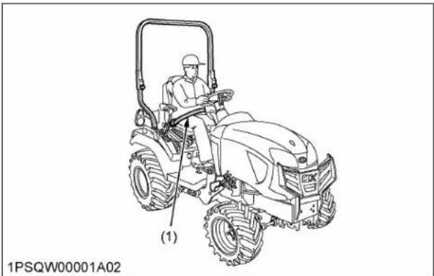 KUBOTA BX23S - DÉMARRAGE DU TRACTEUR - 3