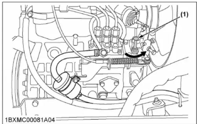 KUBOTA BX23S - AVERTISSEMENT - 1
