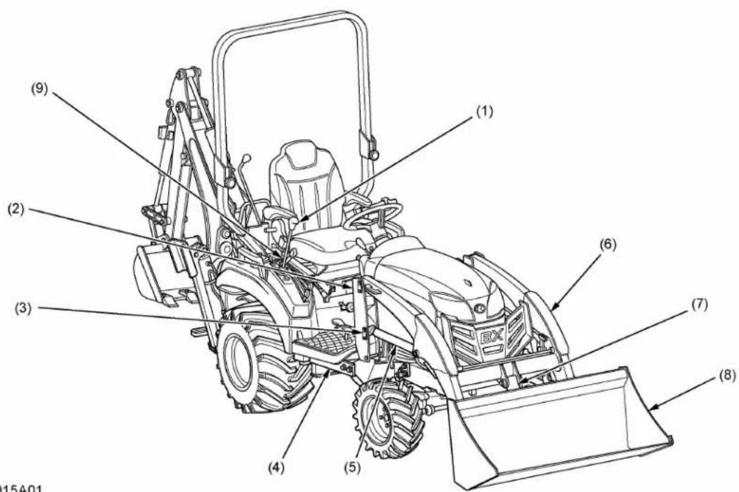 KUBOTA BX23S - SPÉCIFICATIONS DU CHARGEUR - 4