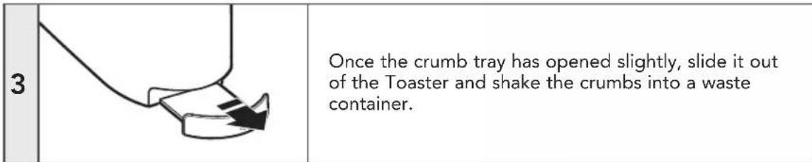 KITCHENAID KMT5115 - CLEANING THE TOASTER - 3