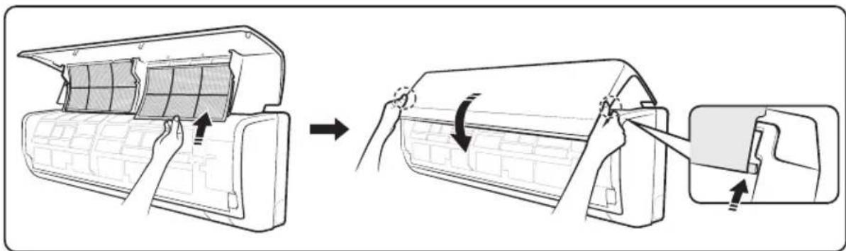SAMSUNG AM071KNTDEH - Remontage du filtré à air - 1