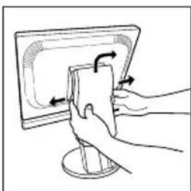 NEC MultiSync LCD2170NX - Remove Monitor Stand for Mounting - 1