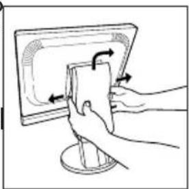 NEC MultiSync LCD2170NX - como quitar el soporte del monitor para el montaje - 1