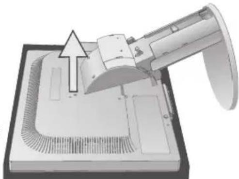 NEC MultiSync LCD2170NX - Remove Monitor Stand for Mounting - 4
