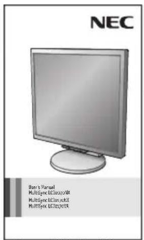 NEC MultiSync LCD2170NX - La boîte* de votre nouveau moniteur NEC MultiSync® contient : - 3