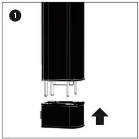 LD Systems Maui G2 - Standfuß-Set für MAUI11G2 und MAUI28G2 Lautsprechersäulen - 4