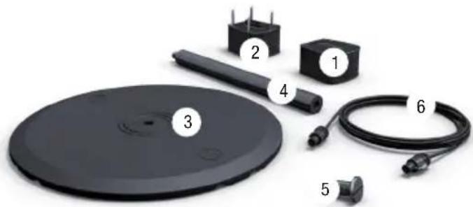 LD Systems Maui G2 - Set de pies de soporte para las columnas de altavoces MAUI11G2 y MAUI28G2 - 1