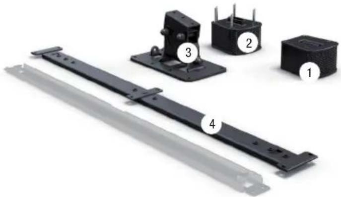 LD Systems Maui G2 - Installations-Set mit Kipp- und Schwenkmechanismus für die Wandmontage der MAUI11G2 und MAUI28G2 Lautsprechersäulen - 1