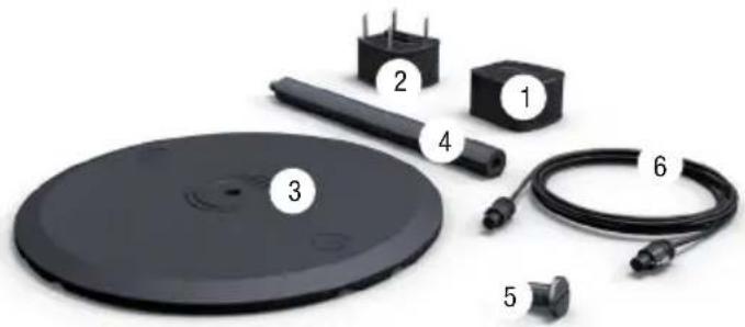 LD Systems Maui G2 - Set di piedini per le colonne degli altoparlanti MAUI11G2 e MAUI28G2 - 1