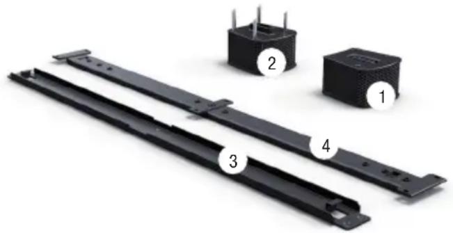 LD Systems Maui G2 - Kit d'installation pour le montage mural horizontal des colonnes d'enceintes MAUI11G2 et MAUI28G2 - 1