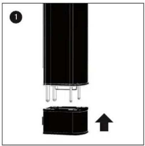 LD Systems Maui G2 - Set di piedini per le colonne degli altoparlanti MAUI11G2 e MAUI28G2 - 4