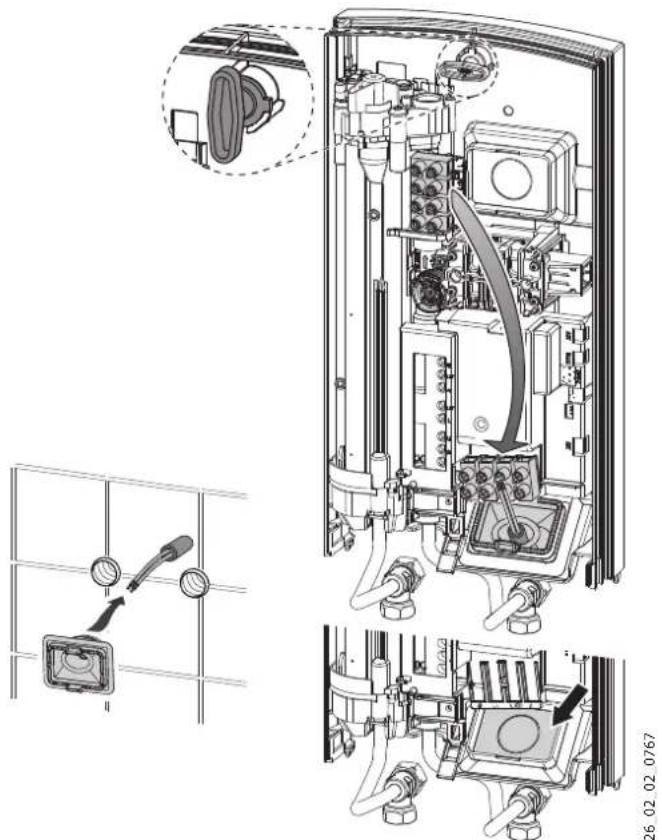 AEG DDLE Basis 182124 - Электроподключение нижнее, скрытая проводка - 1