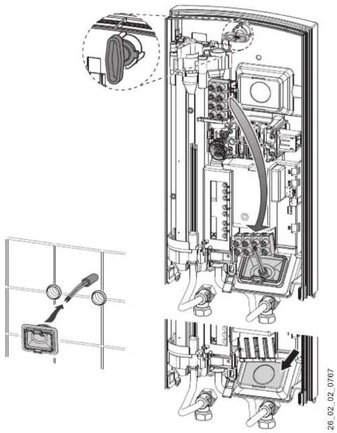 AEG DDLE Basis 182124 - Elektroanschluss Unterputz unten - 1