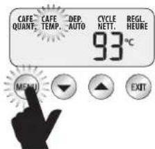 RIVIERA & BAR CE862A - Programmer la température d'extraction - 1