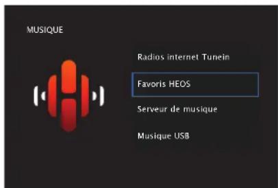 DENON AVRX2700H DAB - Lecture des Favoris HEOS - 1