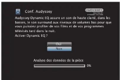 DENON AVRX2700H DAB - Effectuez le paramétrage de Audyssey Dynamic EQ® et Audyssey Dynamic Volume®. - 1