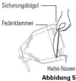 Sicherungsbügel Federklammer Halte-Nasen Abbildung 5