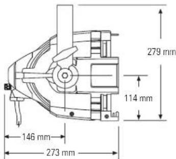 279 mm 114 mm 146 mm 273 mm