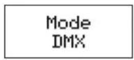 Cameo TS 40 LED Theater Spot - IMPOSTAZIONE DELLA MODALITA DI FUNZIONAMENTO DMX - 2