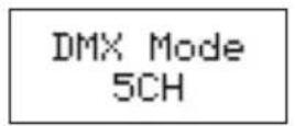 Cameo TS 40 LED Theater Spot - SETTING THE DMX MODE - 3