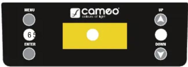Cameo TS 60 LED Theater Spot - ANSCHLUSSE, BEDIEN- UND ANZEIGEELEMENTE - 2