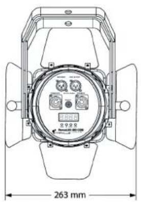 Stairville RevueLED 120 COB - Données techniques - 1