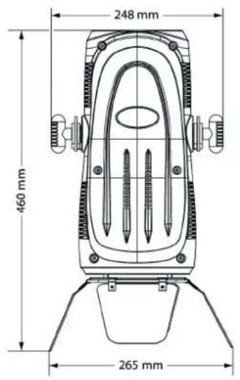 Stairville RevueLED 120 COB - Données techniques - 2