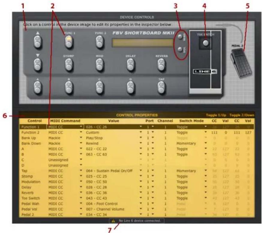 LINE 6 FBV Express MKII - Interface graphique utiliseur - 1