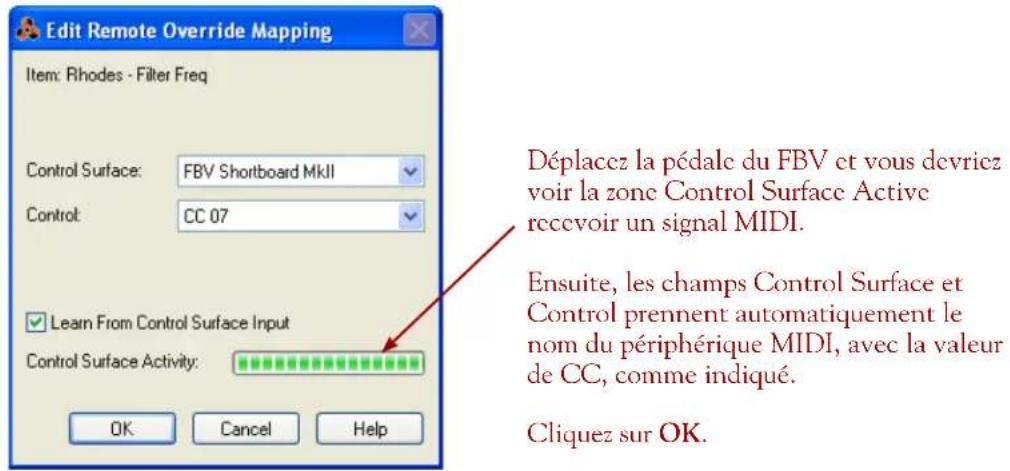LINE 6 FBV Express MKII - Configuration des contrôleurs MIDI du FBV avec apprenticegasse Remote Override - 2